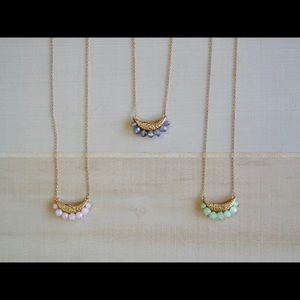 Banana shape with Dante beads necklace